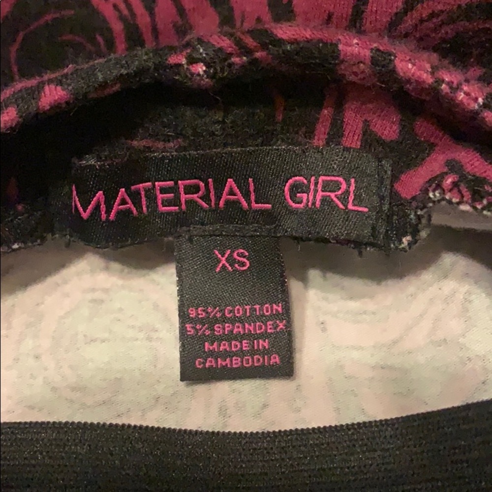 DONATING SOON Material Girl Rose Floral Purple Bodycon Dress Size XS - Picture 5 of 5